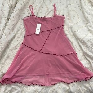 Urban Outfitters Pink Slip Dress